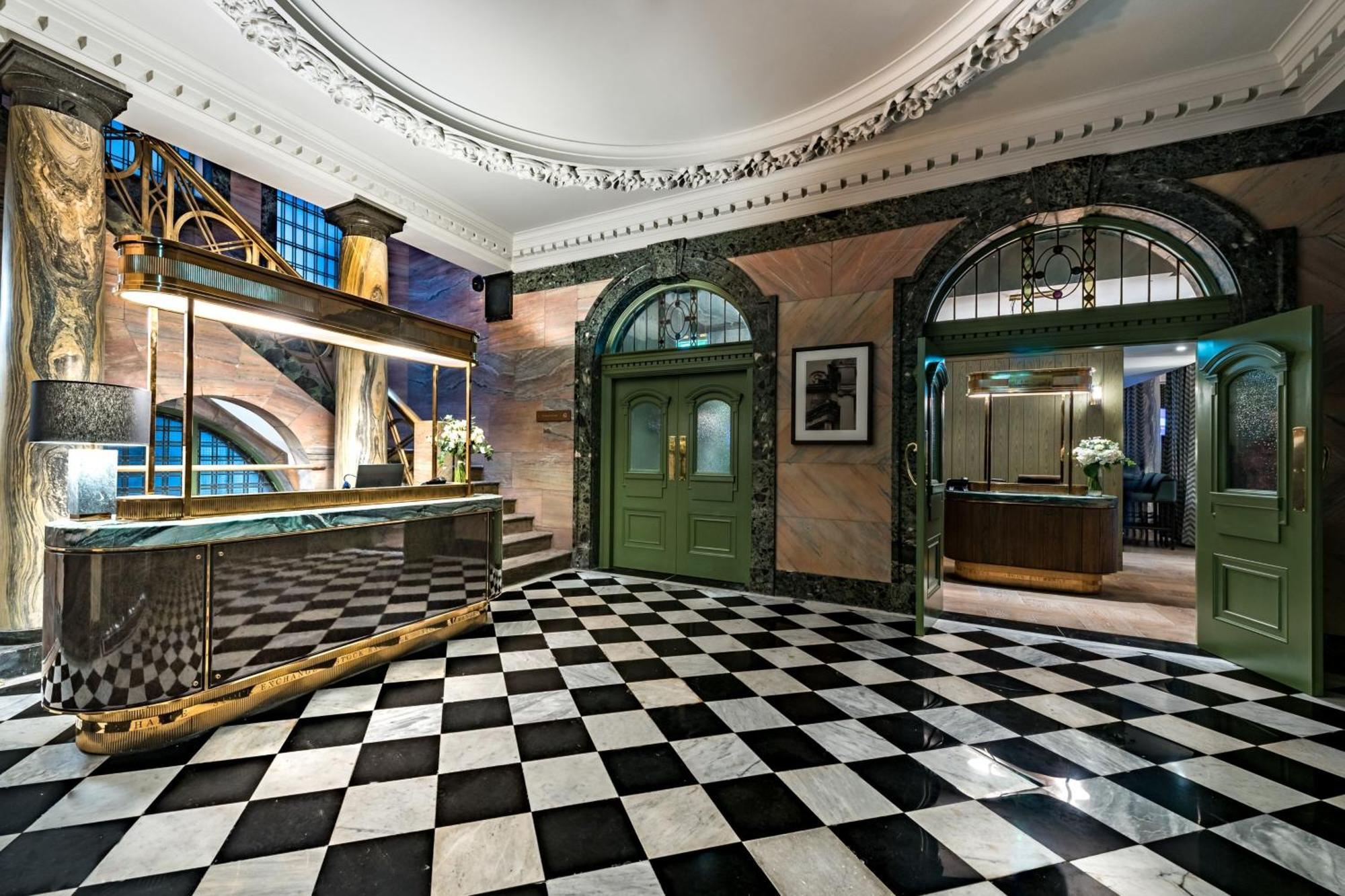 Stock Exchange Hotel, Manchester, Autograph Collection المظهر الخارجي الصورة The hotel's lobby