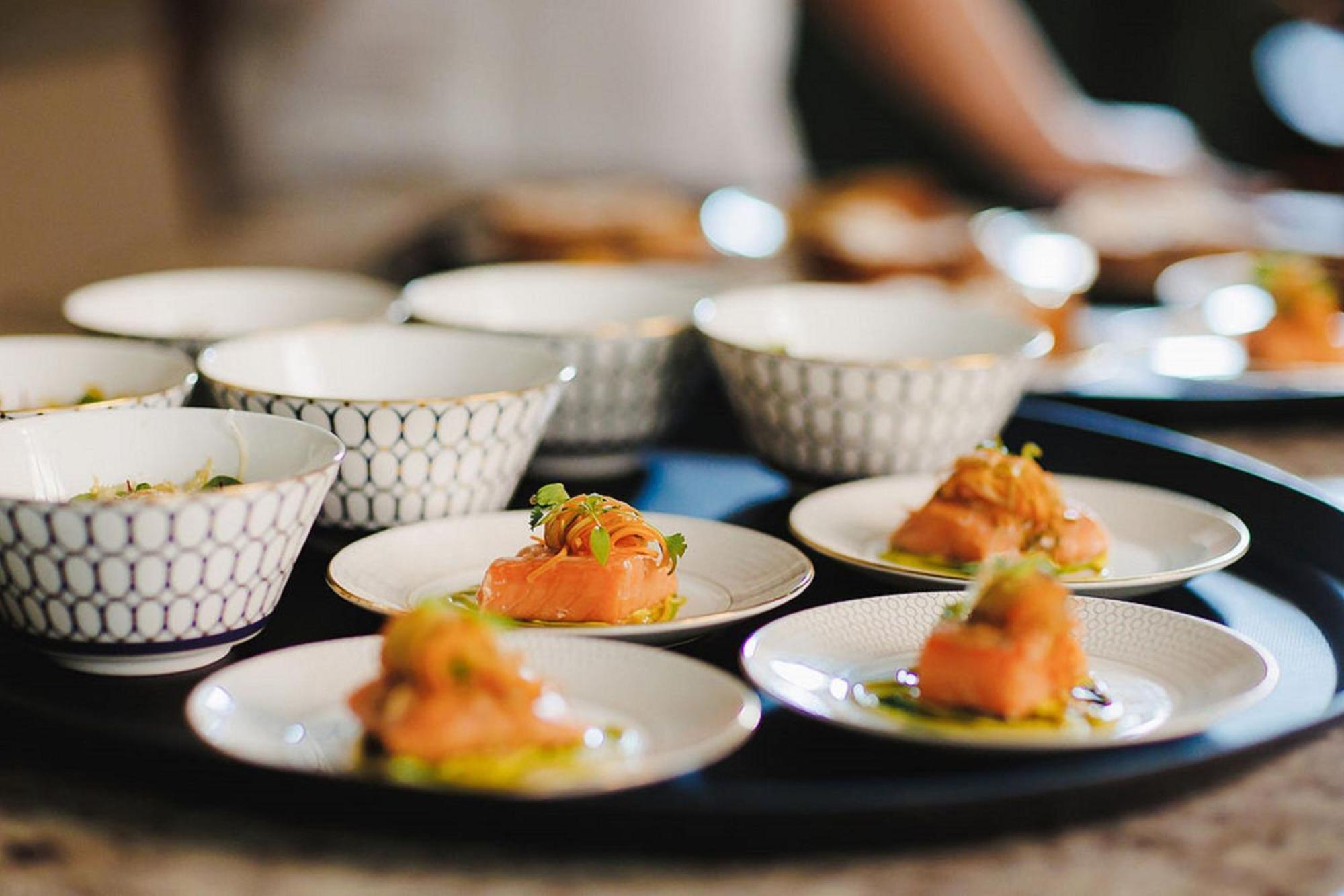 Stock Exchange Hotel, Manchester, Autograph Collection المظهر الخارجي الصورة Salmon prepared for a party